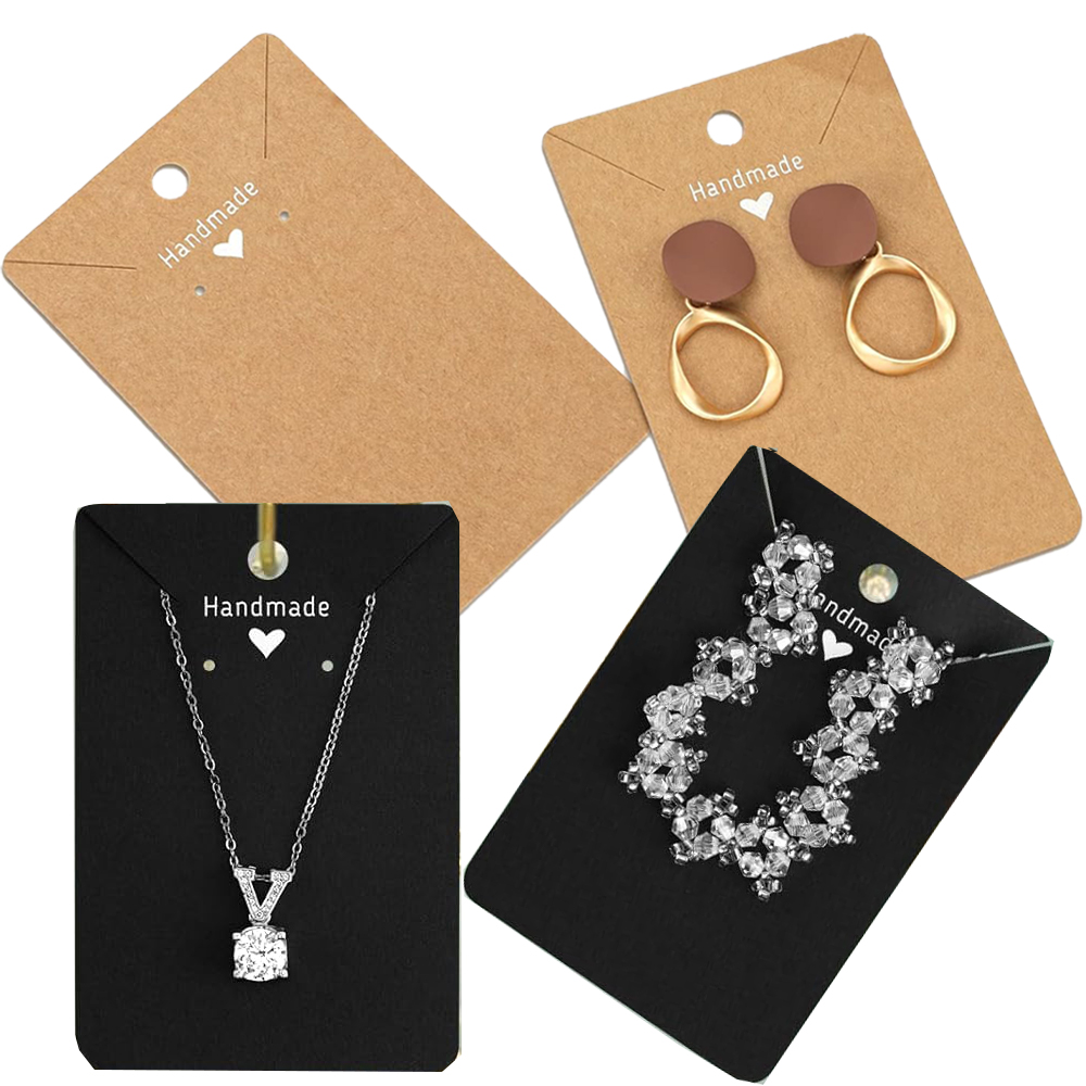 Body Jewelry Holder - 50pcs 6x9cm 사랑으로 수제 목걸이 귀걸이