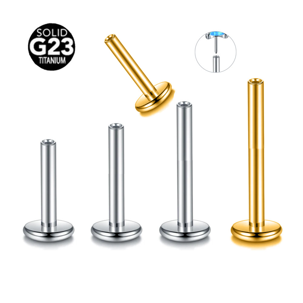 Body Jewelry Threadless - 10 개/몫 ASTM F136 G23 티타늄