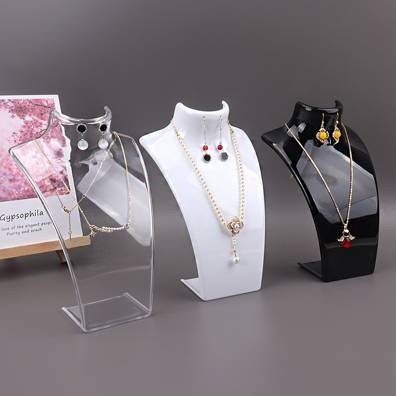 Body Jewelry Holder - 플라스틱 마네킹 목걸이 디스플레이 흉상 스탠드