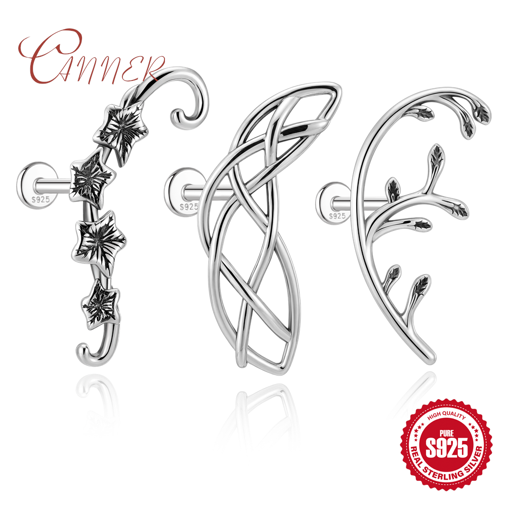 Body Jewelry Flat Back - CANNER 925 스털링 실버 고딕 스타일