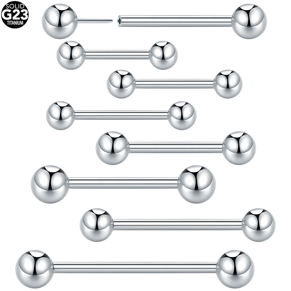 Body Jewelry Threadless - 5/10Pcs G23 티타늄 나사없는 푸시 인