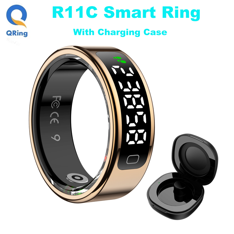 Daith Heart Ring - AMZMAX R11C 디스플레이 화면 스마트 링