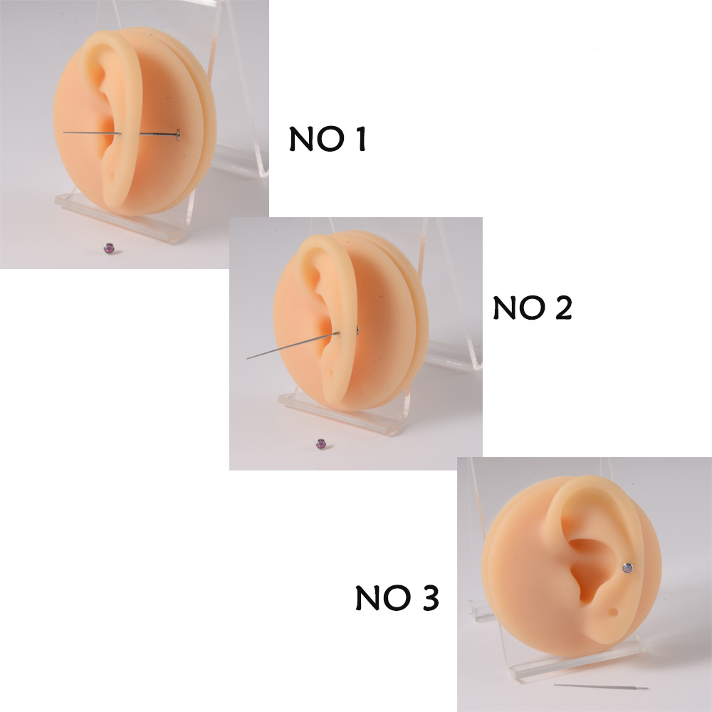 2 개 스테인레스 스틸 피어싱 바늘 삽입 테이퍼 바디  - Body Jewelry Threadless 리뷰 및 가격