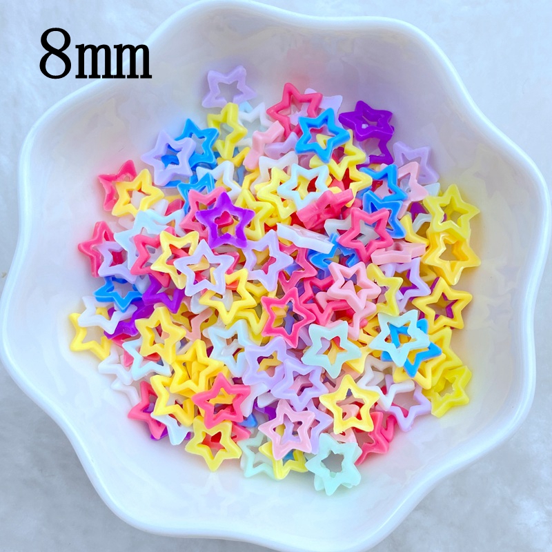 100Pcs 새로운 귀여운 미니 8mm 마카롱 스타 시 - Star Flat Back 리뷰 및 가격
