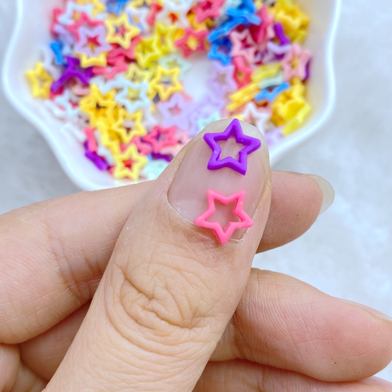 100Pcs 새로운 귀여운 미니 8mm 마카롱 스타 시 - Star Flat Back 리뷰 및 가격