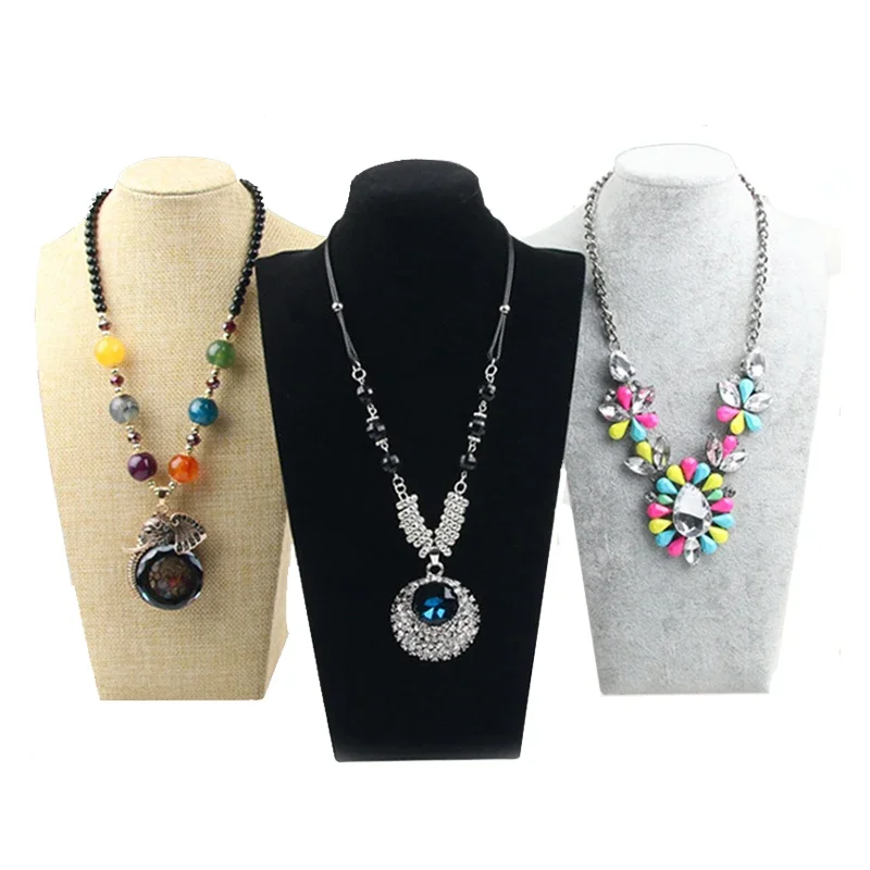 벨벳 초상화 목걸이 디스플레이 펜던트 주최자 쥬얼리 디 - Body Jewelry Holder 리뷰 및 가격