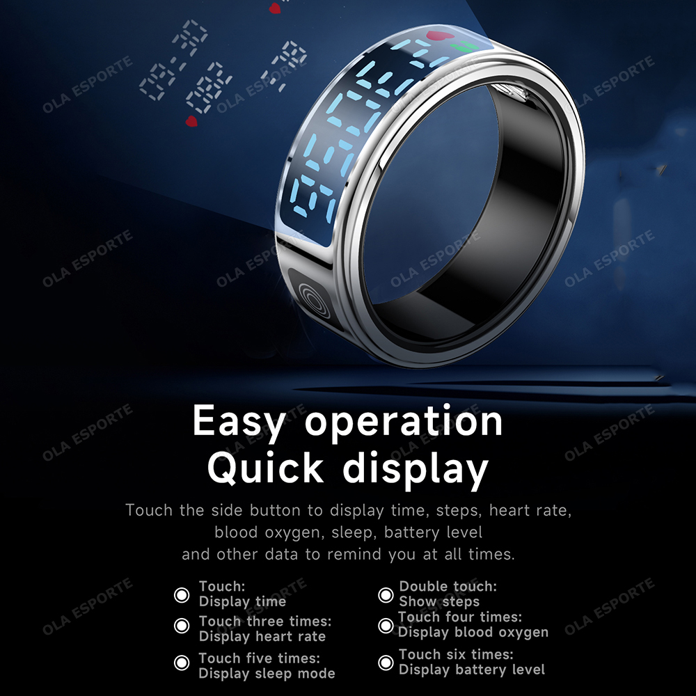 2026년 충전 콘센트가 있는 스마트 링, HD 화면, - Daith Heart Ring 리뷰 및 가격