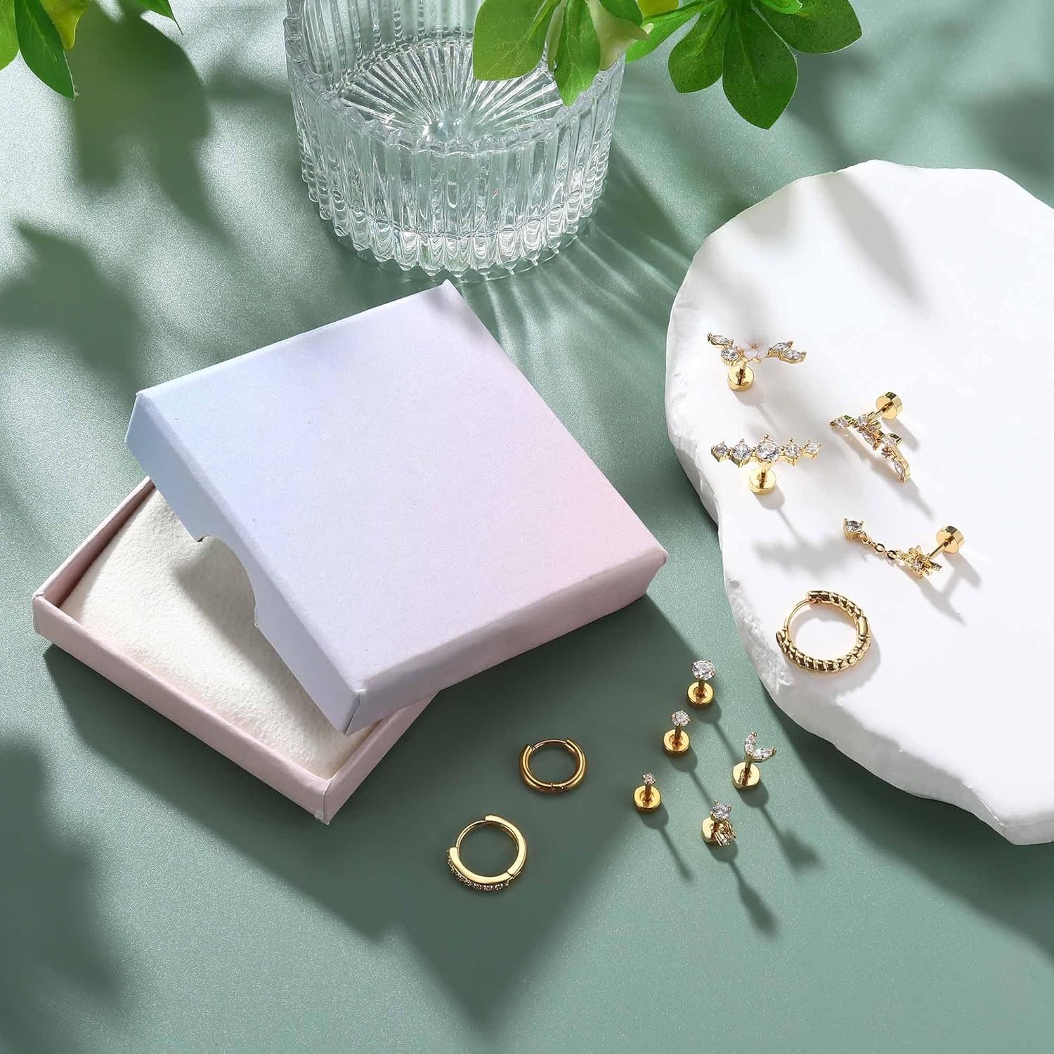 Drperfect 12Pcs 헬릭스 피어싱 쥬얼리 외과 - Tragus Flat Back 리뷰 및 가격