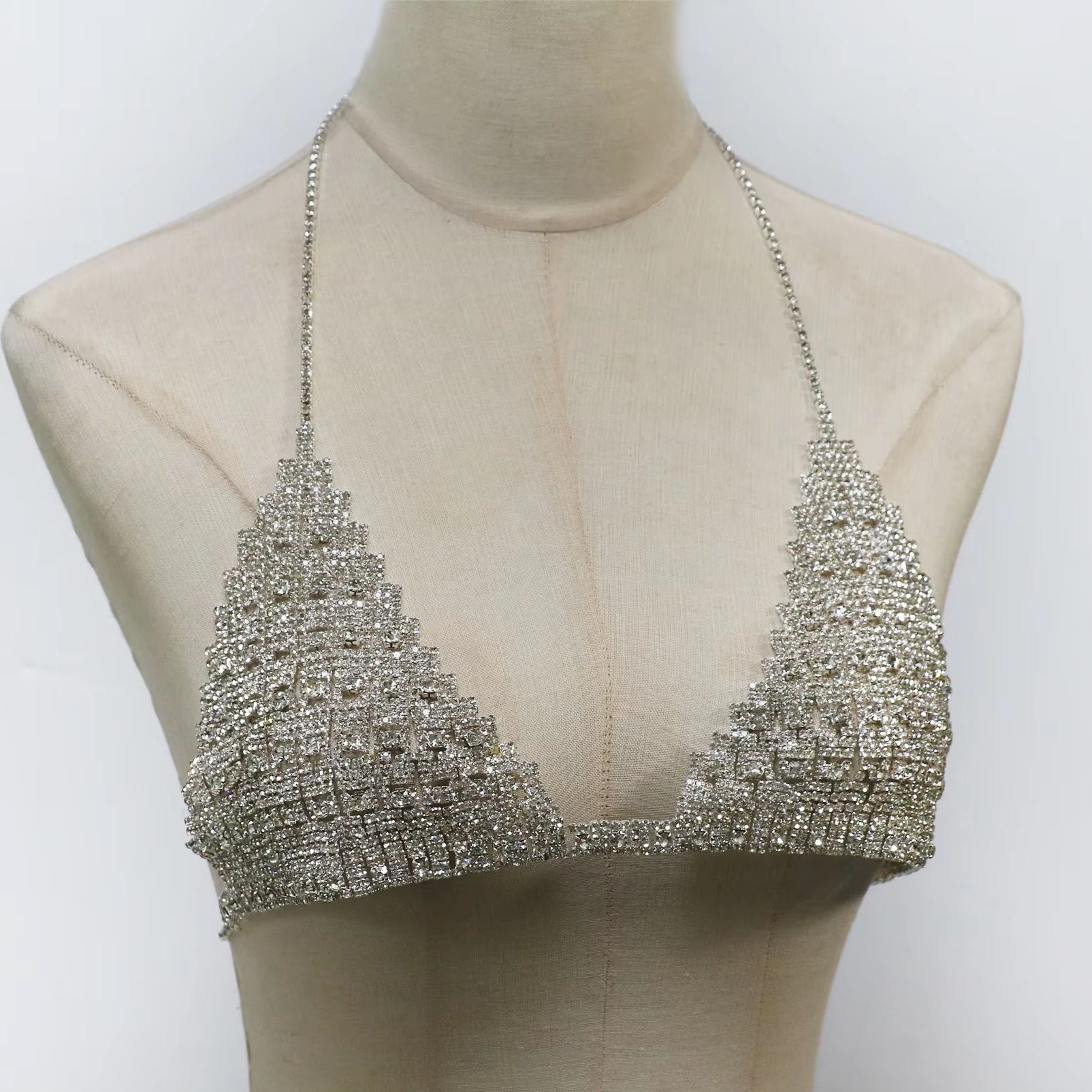 1개 세트 패셔너블한 넥 허링 럭셔리 스타일 풀 라인스 - Body Jewelry Rhinestone 리뷰 및 가격