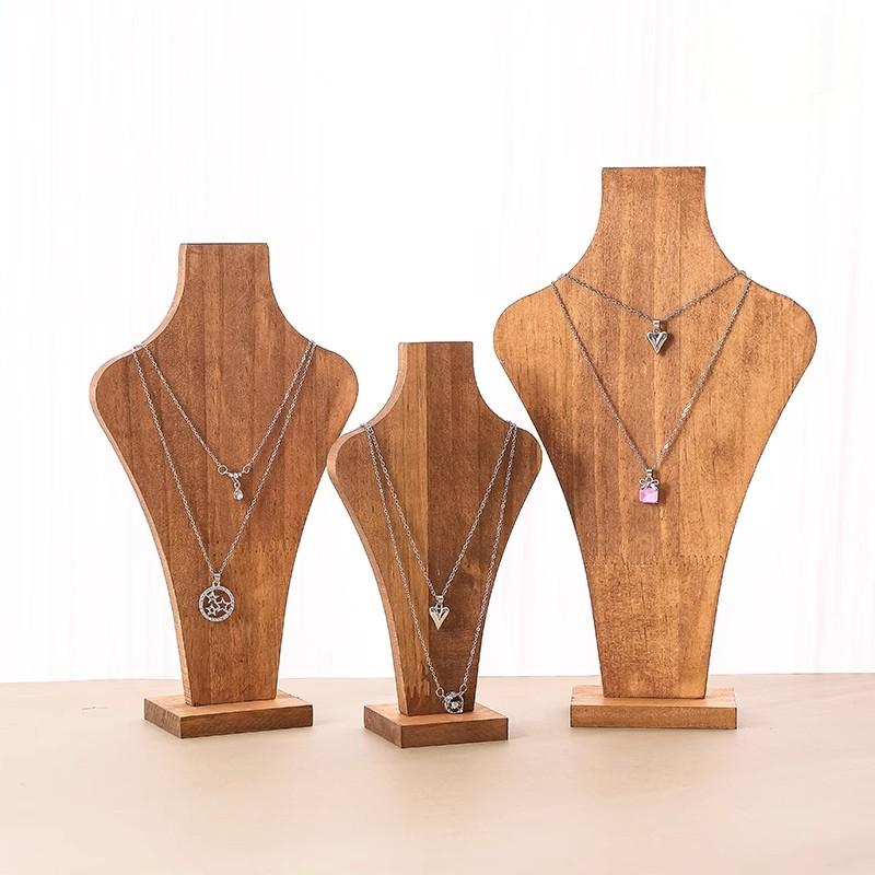 호두 나무 분리형 마네킹 목걸이 디스플레이 랙 펜던트  - Body Jewelry Holder 리뷰 및 가격