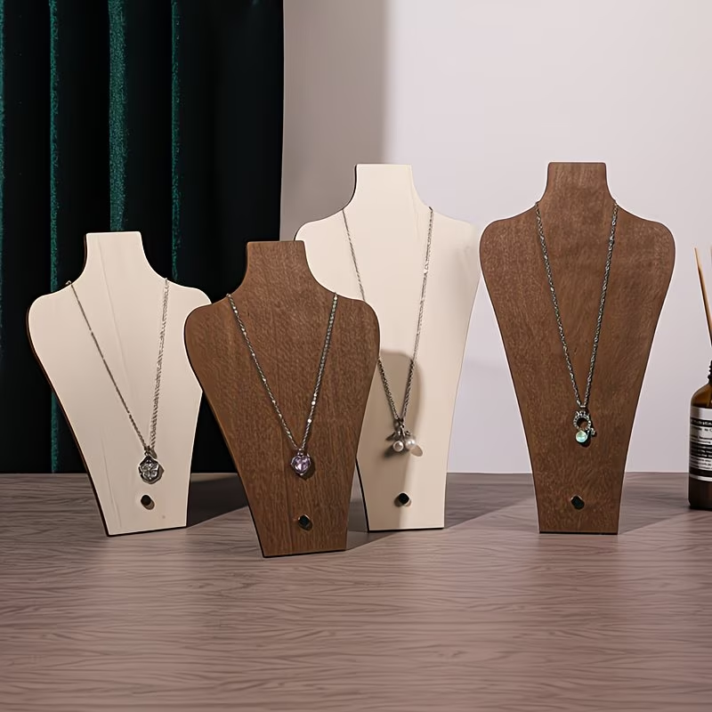 호두 나무 분리형 마네킹 목걸이 디스플레이 랙 펜던트  - Body Jewelry Holder 리뷰 및 가격