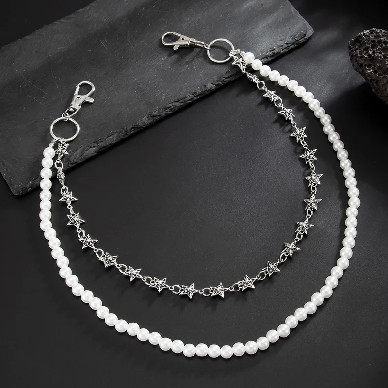 Salircon 빈티지 펑크 메탈 펜타그램 바지 지갑  - Body Jewelry Goth 리뷰 및 가격