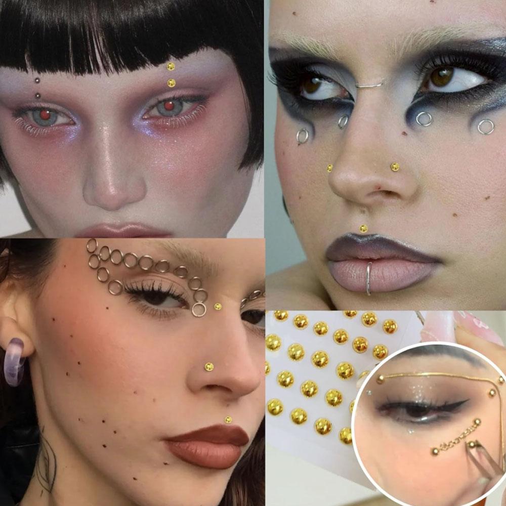 661개 세트 얼굴 가짜 피어싱 가짜 입술 링 가짜 코 - Body Jewelry Lip Ring 리뷰 및 가격