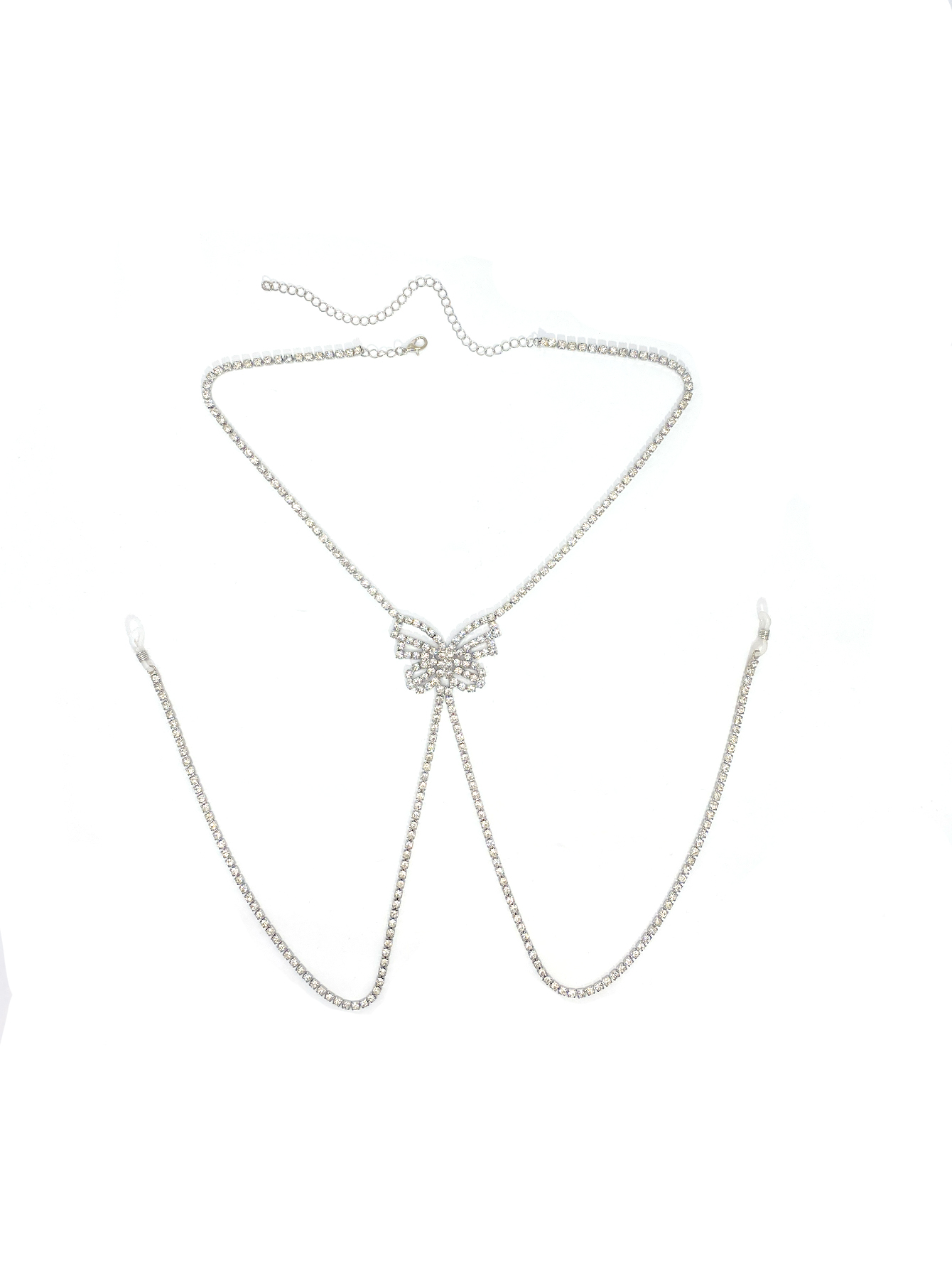 여성용 섹시한 술 나비 젖꼭지 체인, 비 천공 라인석  - Body Jewelry Rhinestone 리뷰 및 가격