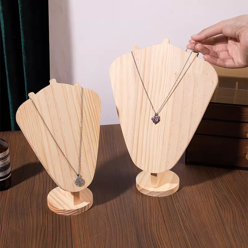나무 목걸이 진열대, 보석 부스트 목걸이 홀더 마네킹  - Body Jewelry Holder 리뷰 및 가격