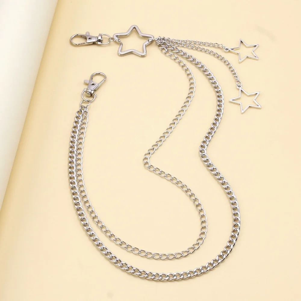여성을위한 매력 실버 컬러 스테인레스 스틸 할로우 스타 - Body Jewelry Charms 리뷰 및 가격