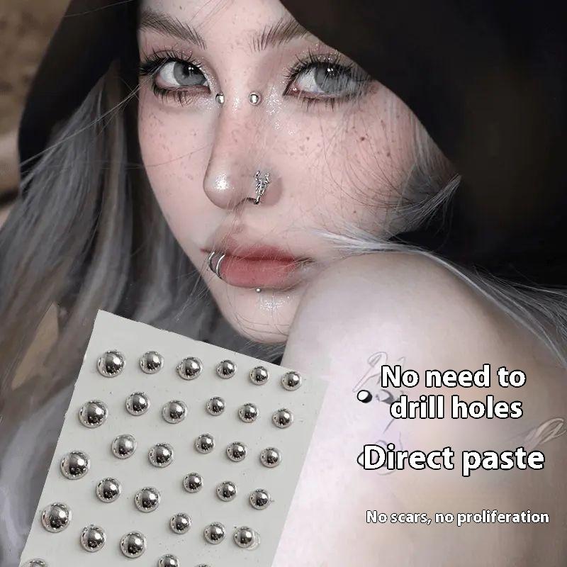 321pcs 비 피어싱 립 스터드 스티커 Selfadh - Body Jewelry Lip Ring 리뷰 및 가격