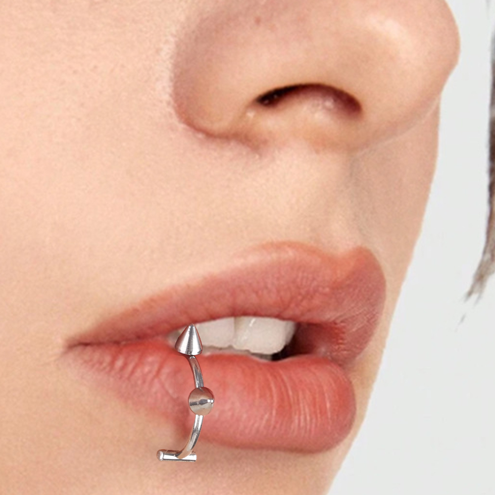 펑크 코 링 원 네일 이중 사용 립 링, 스테인레스 스 - Body Jewelry Lip Ring 리뷰 및 가격