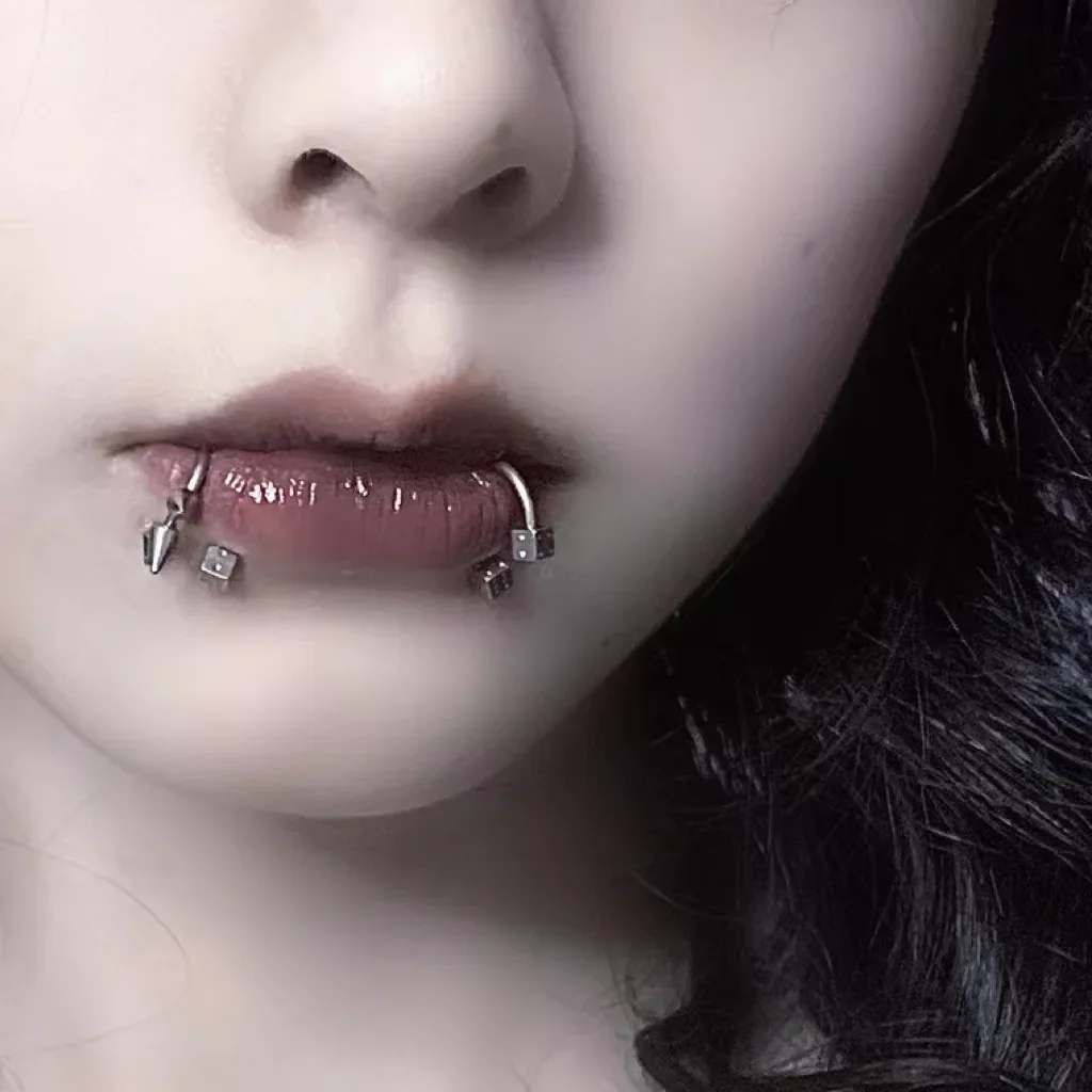 펑크 코 링 원 네일 이중 사용 립 링, 스테인레스 스 - Body Jewelry Lip Ring 리뷰 및 가격