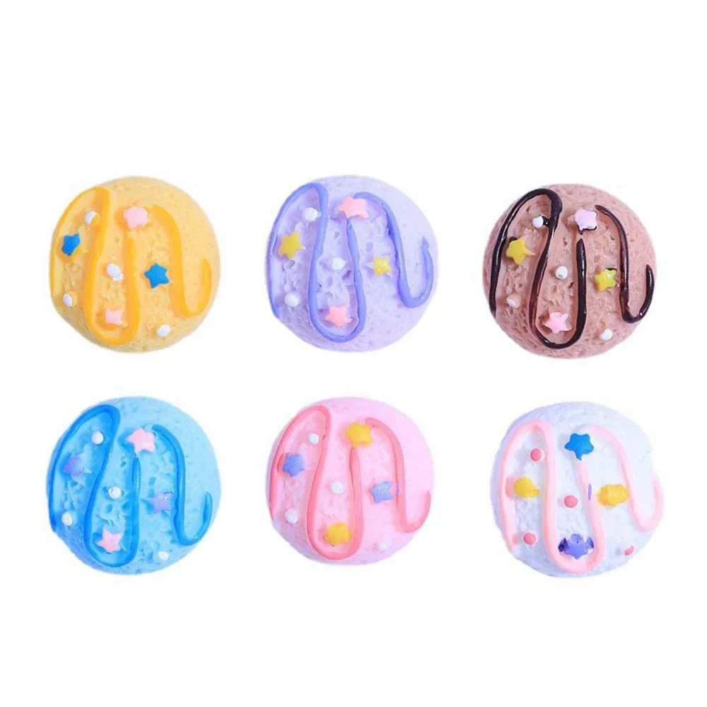 10PCS 스타 아이스크림 볼 시리즈 미니어처 레진 플 - Star Flat Back 리뷰 및 가격