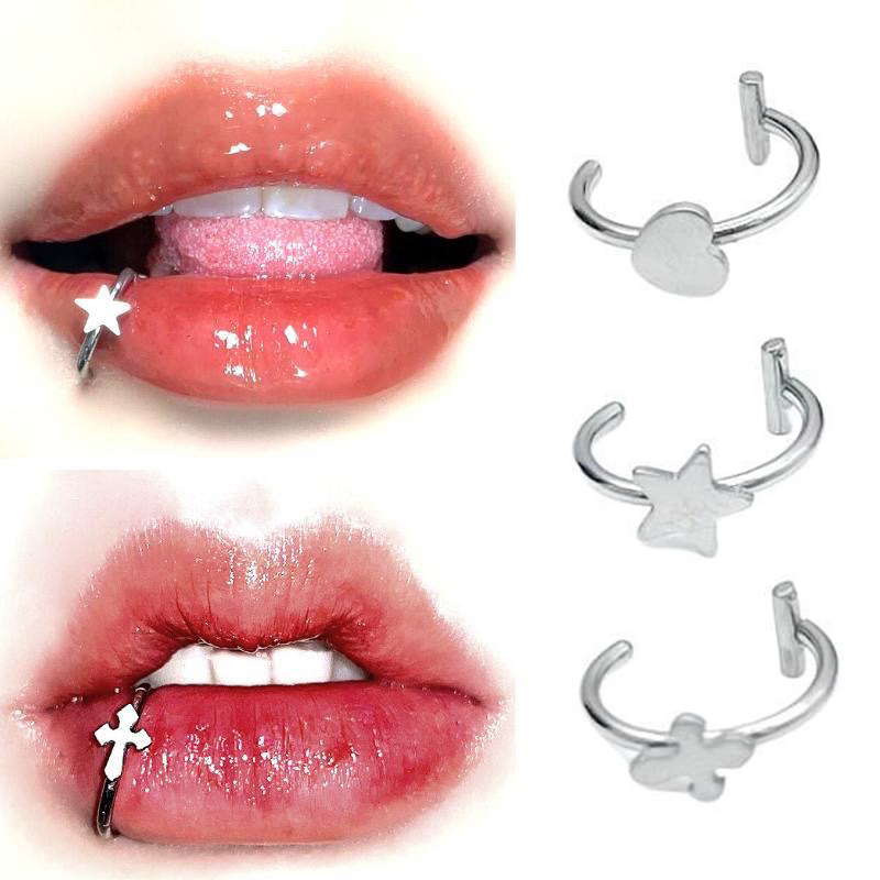 1개 스테인리스 스틸 가짜 코 링 후프 셉텀 링 C 클 - Body Jewelry Lip Ring 리뷰 및 가격