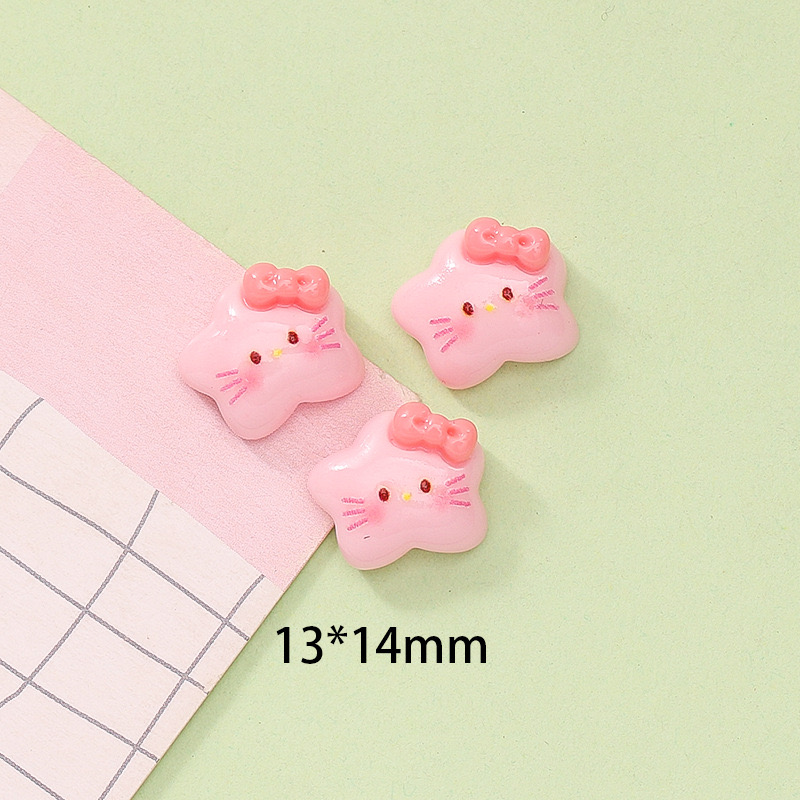 20Pcs 새로운 귀여운 수지 미니 만화 광택 활 고양 - Star Flat Back 리뷰 및 가격