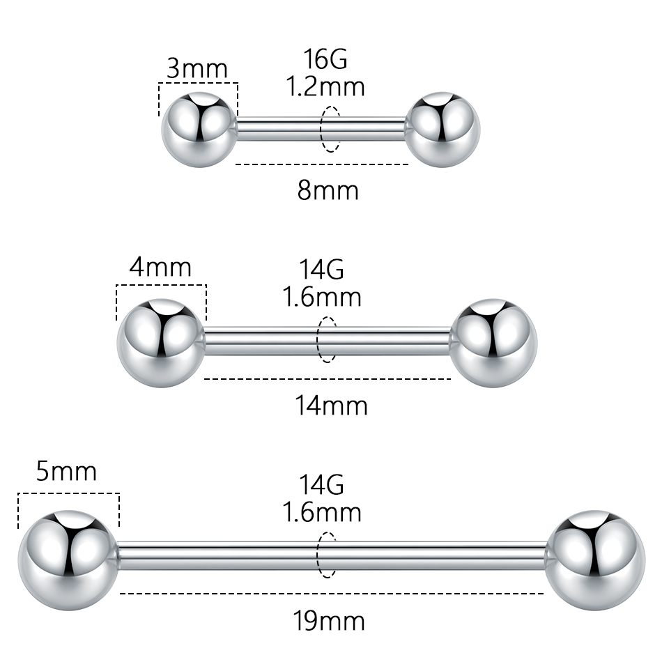 5/10Pcs G23 티타늄 나사없는 푸시 인 볼 산업 - Body Jewelry Threadless 리뷰 및 가격