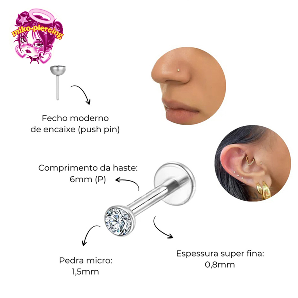 10개 ASTM F136 티타늄 20G/18G/16G  - Body Jewelry Threadless 리뷰 및 가격