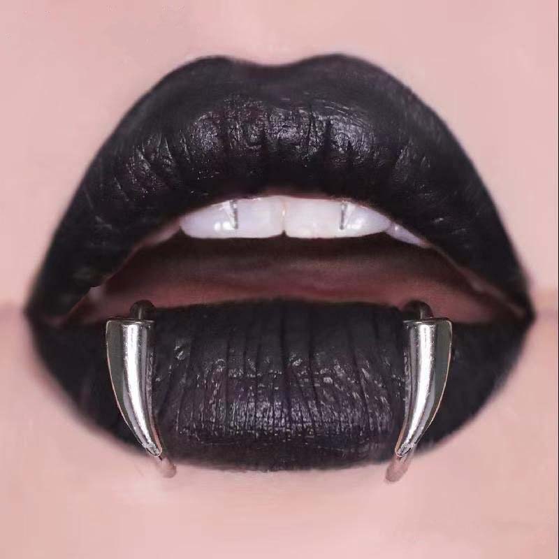 1쌍 스테인리스 스틸 개인 맞춤형 날카로운 톱니 모양  - Body Jewelry Lip Ring 리뷰 및 가격