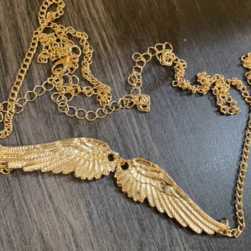 여성용 더블 레이어 날개 천사 허리 체인, 섹시한 비즈 - Body Jewelry Charms 리뷰 및 가격