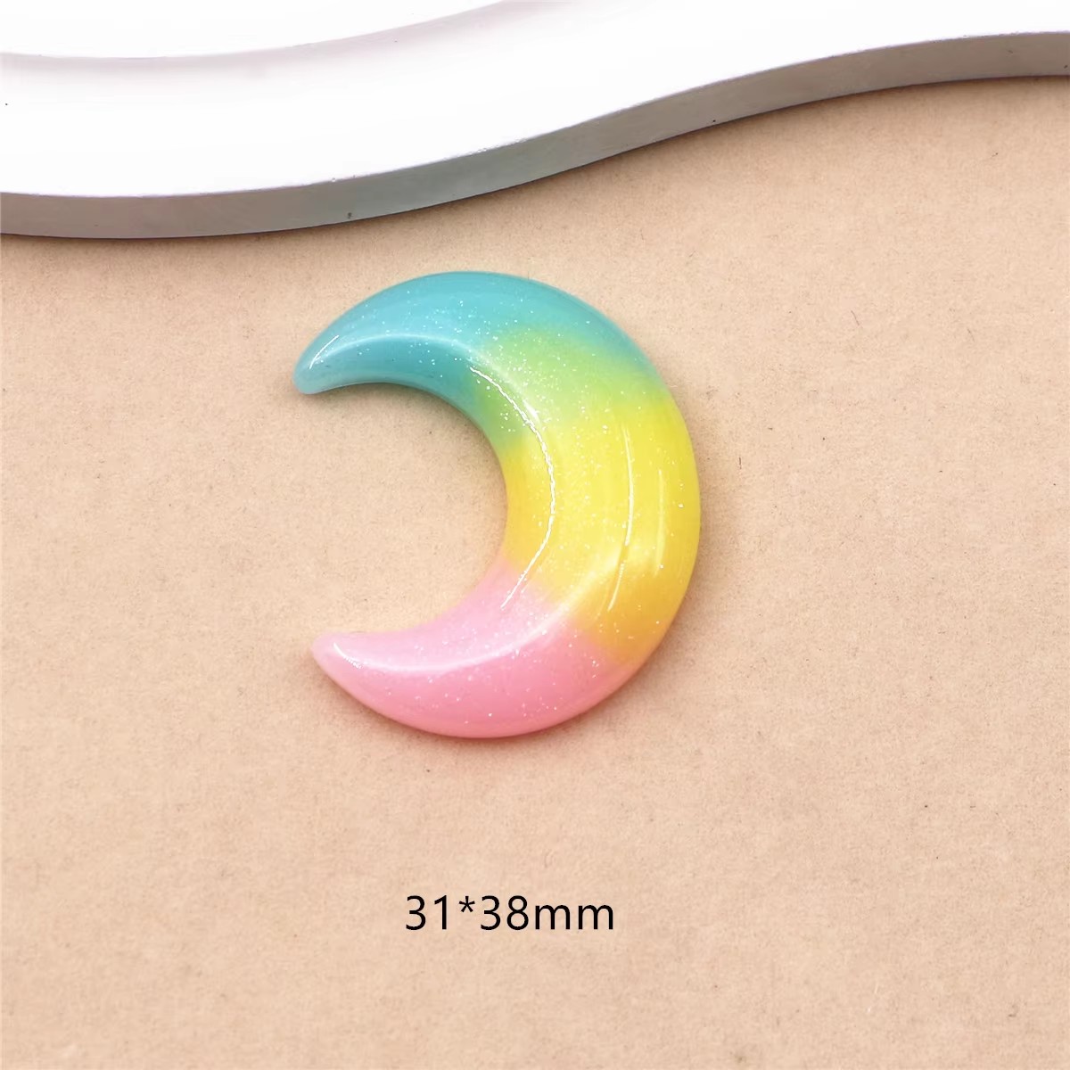 10pcs 사랑스러운 수지 반짝이 5 성급/하트/달/유 - Star Flat Back 리뷰 및 가격