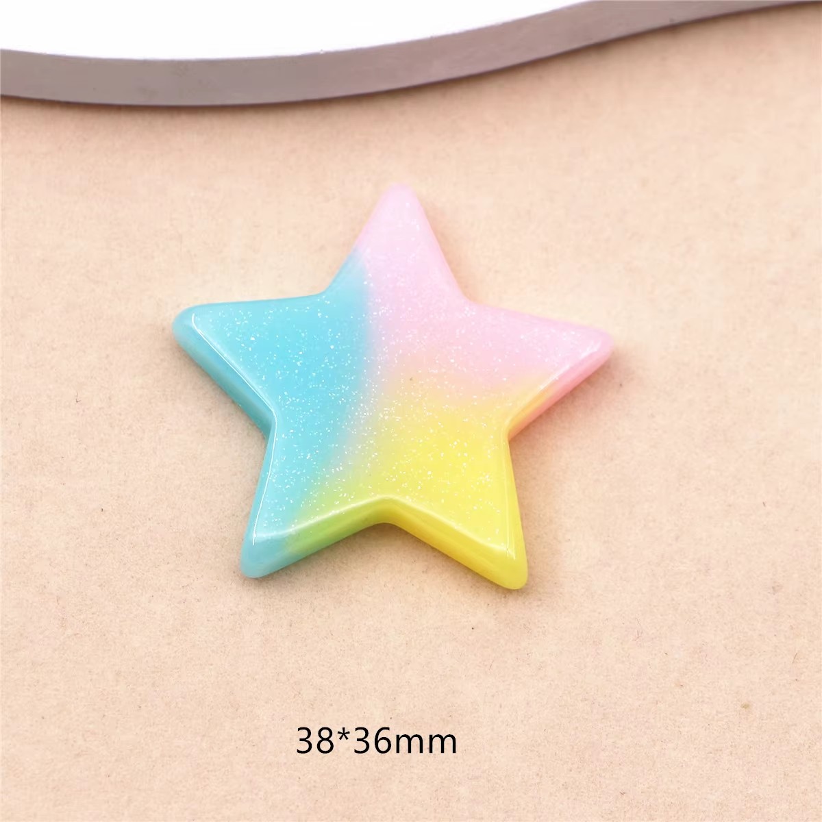 10pcs 사랑스러운 수지 반짝이 5 성급/하트/달/유 - Star Flat Back 리뷰 및 가격