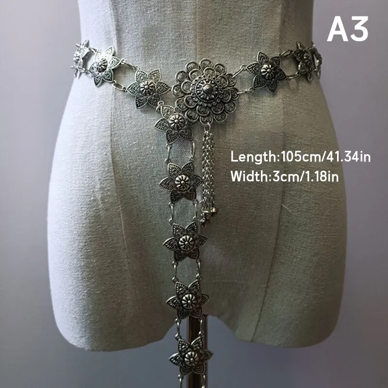 1PC 금속 태국 허리 체인 여성 태국 다이 골드 벨트 - Body Jewelry Outfit 리뷰 및 가격