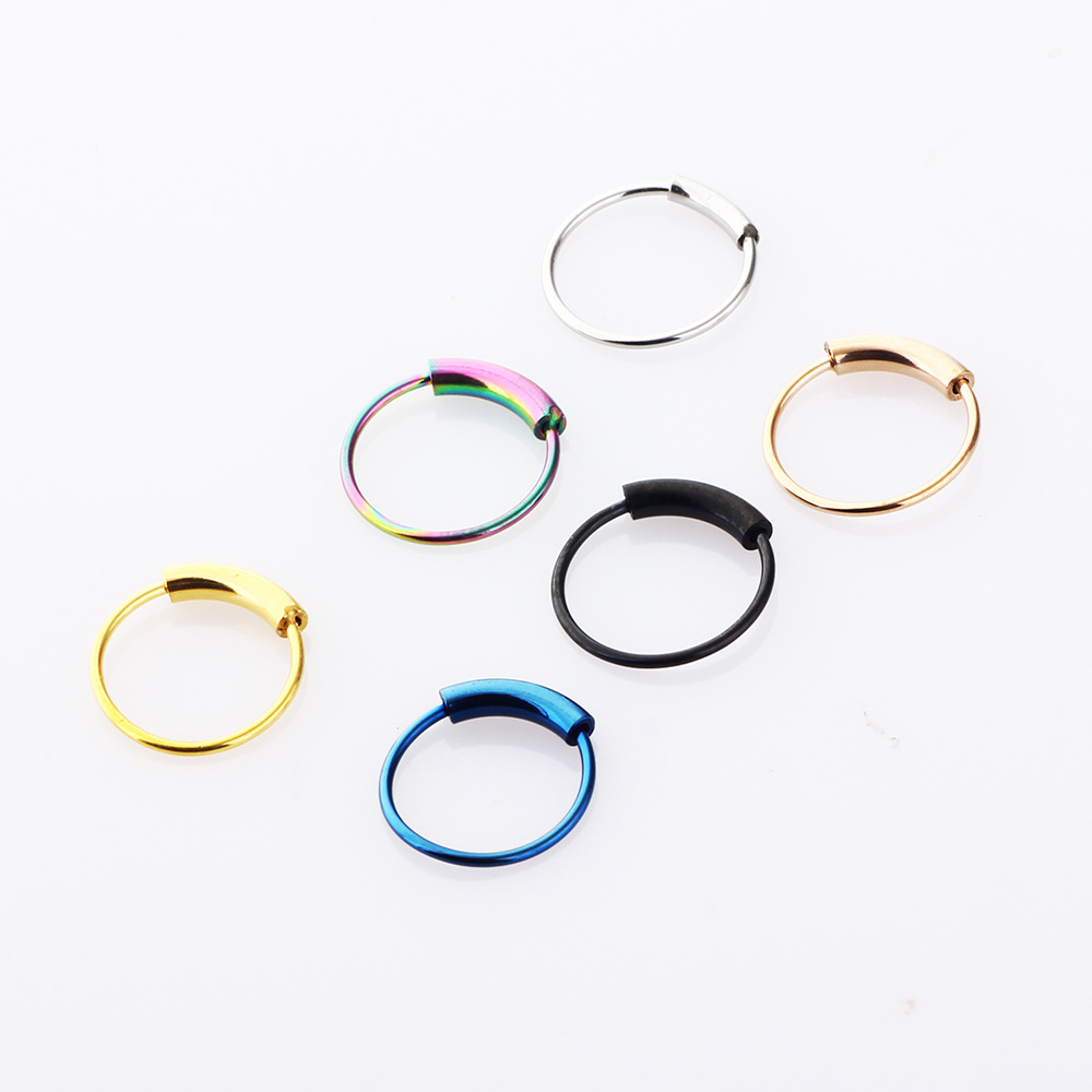3개/세트 316L 외과용 강철 심리스 연속형 후프 링 - Body Jewelry Lip Ring 리뷰 및 가격