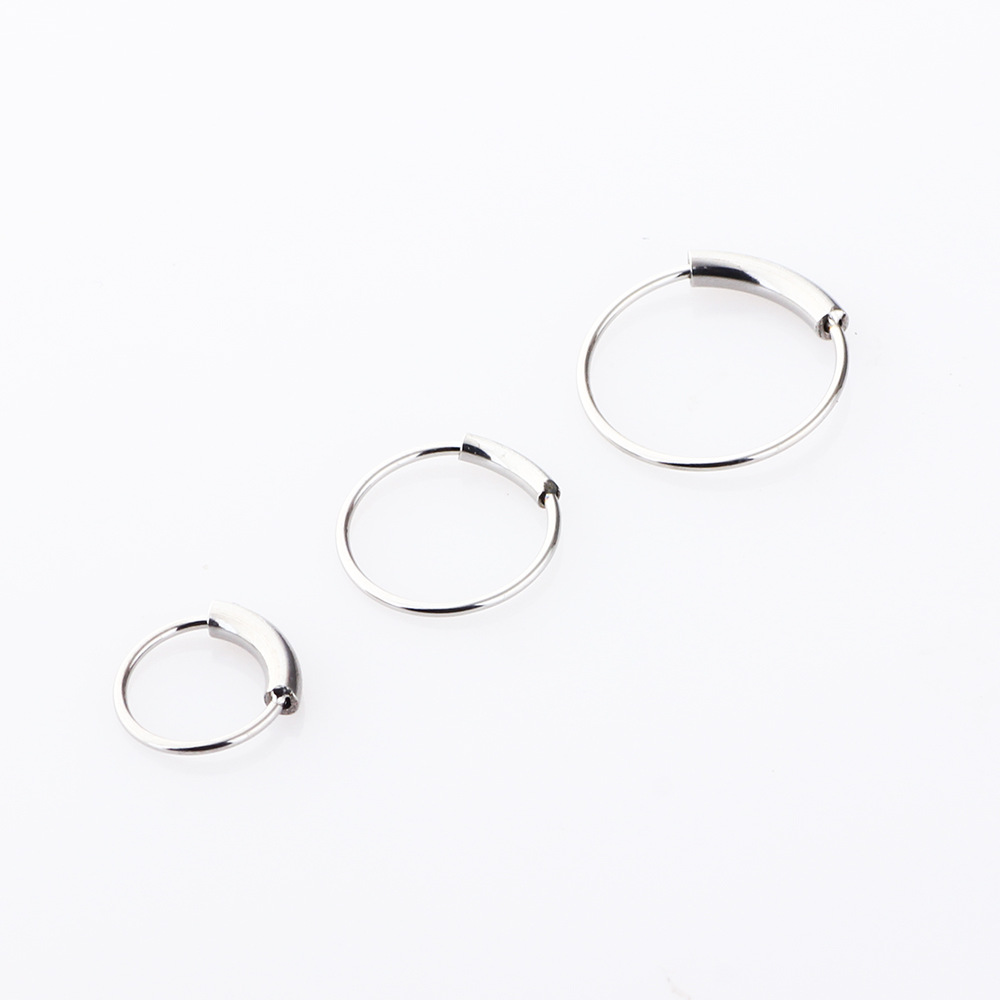 3개/세트 316L 외과용 강철 심리스 연속형 후프 링 - Body Jewelry Lip Ring 리뷰 및 가격