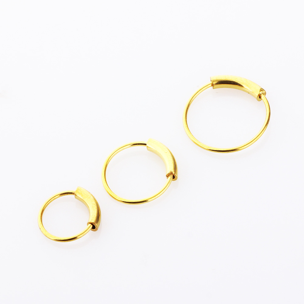 3개/세트 316L 외과용 강철 심리스 연속형 후프 링 - Body Jewelry Lip Ring 리뷰 및 가격