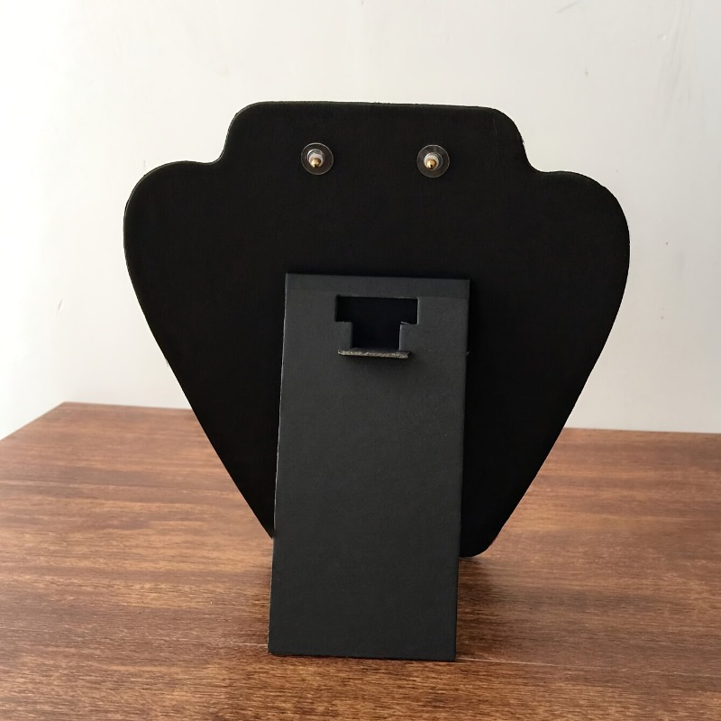 1개 우아한 블랙 벨벳 보석 진열대 - 귀걸이, 목걸이 - Body Jewelry Holder 리뷰 및 가격