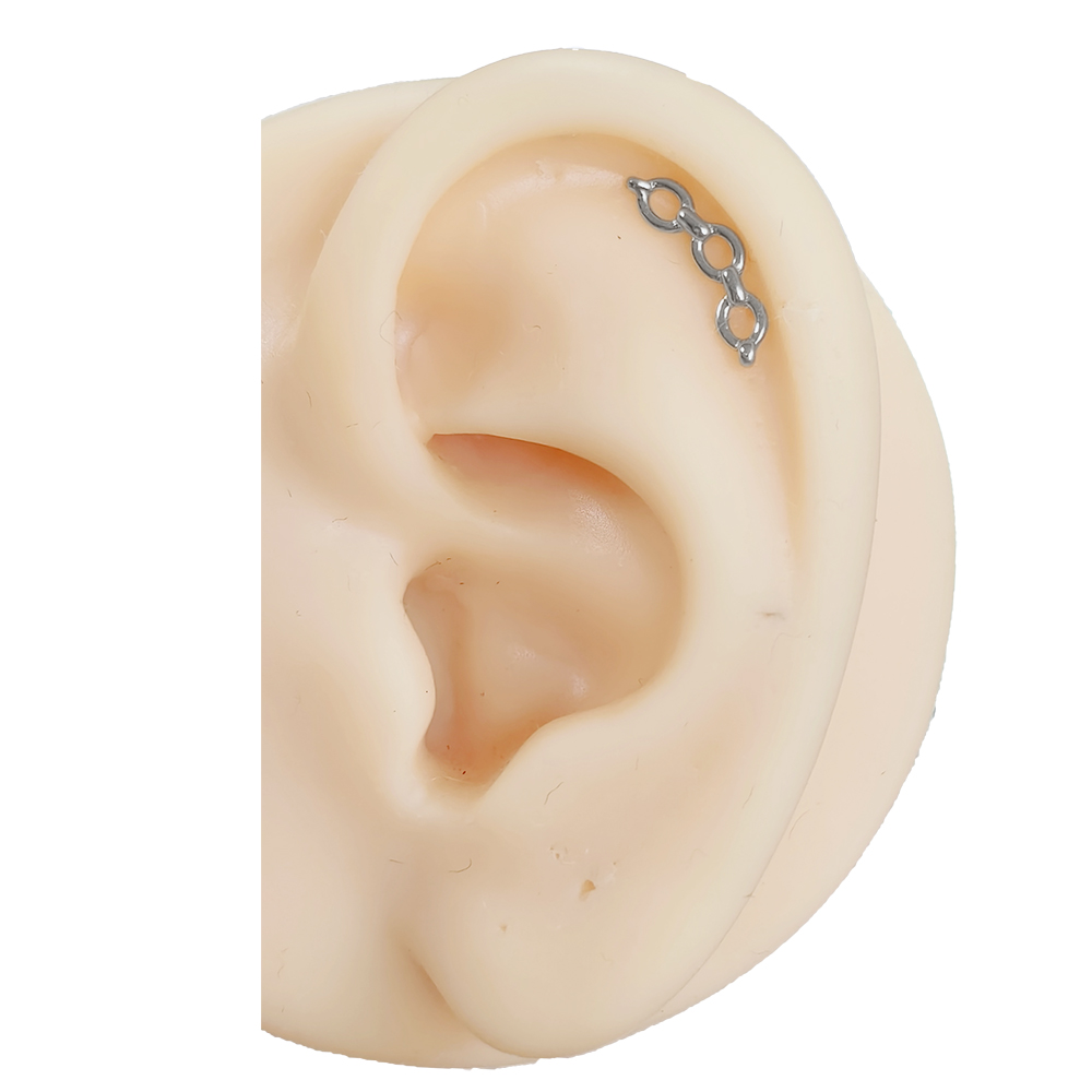 ASTM F-136 티타늄 Labret 피어싱 체인 디 - Body Jewelry Threadless 리뷰 및 가격